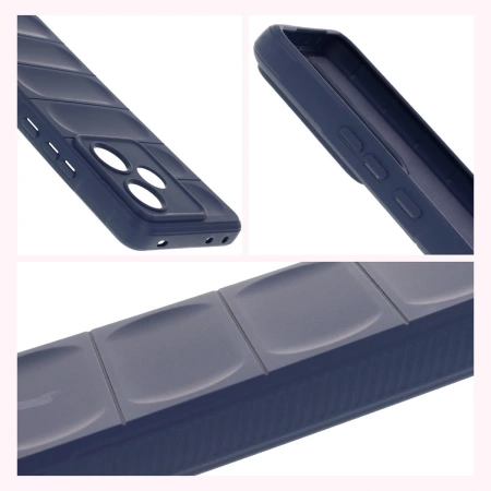 Pancerne etui Bizon Case Tur do Realme GT 7 / 7T, granatowe