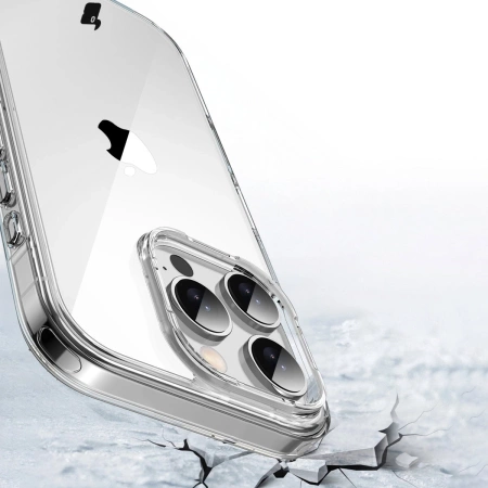 Etui Bizon Case Halo do iPhone 16 Pro, przezroczyste