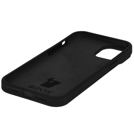 Silikonowe etui Bizon Soft Case do iPhone 15 Plus, czarne