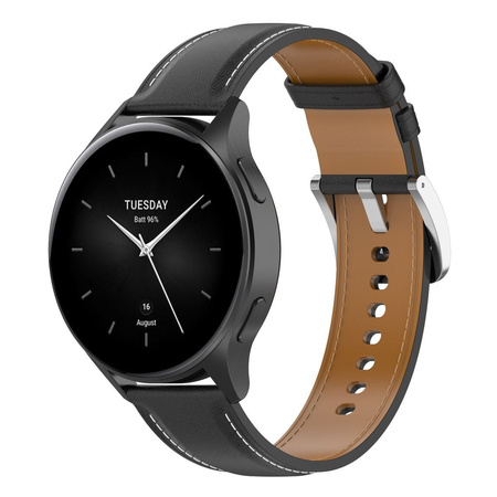 Pasek Bizon Strap Watch Casual 22 mm do  Xiaomi Watch 2/Watch S3 47 mm, czarny