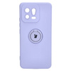 Etui Bizon Case Silicone Ring Sq do Xiaomi 13, jasnofioletowe