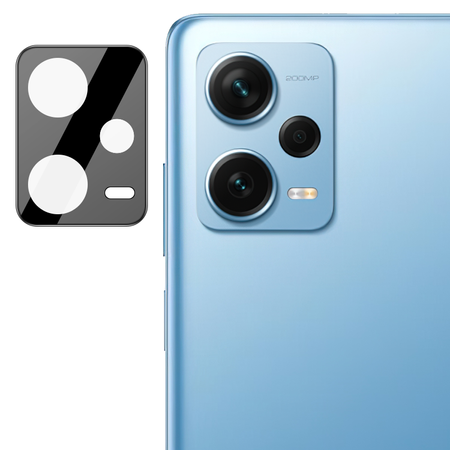 Szkło na aparat Bizon Glass Silk Lens do Poco X5, Redmi Note 12 5G, 2 sztuki