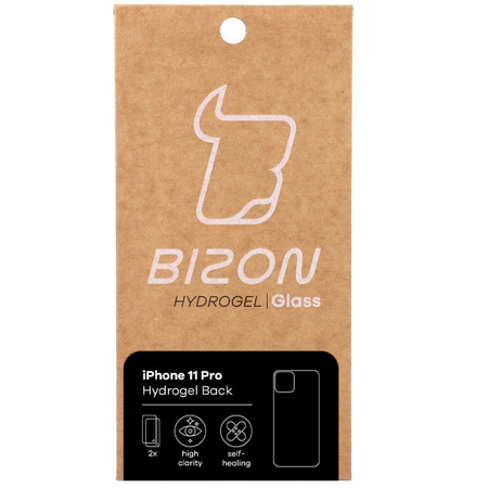 Folia hydrożelowa na tył Bizon Glass Hydrogel, iPhone 11 Pro, 2 sztuki