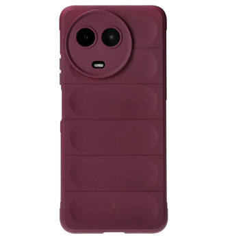 Pancerne etui Bizon Case Tur do Realme 11 5G, burgundowe