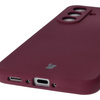 Silikonowe etui Bizon Soft Case do Galaxy A36 5G, ciemnofioletowe
