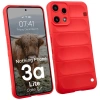 Pancerne etui Bizon Case Tur do Nothing Phone (3a) Lite, czerwone