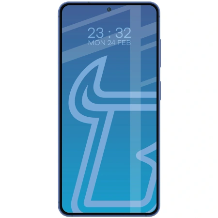 Szkło hartowane Bizon Glass Edge do Galaxy S26 Plus / S25 Edge, czarna ramka