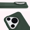 Silikonowe etui Bizon Soft Case do Huawei Pura 70 Pro / Pro+, ciemnozielone