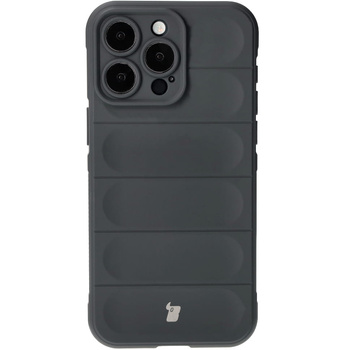 Pancerne etui Bizon Case Tur do iPhone 15 Pro Max, szare