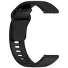 Pasek silikonowy do smartwatcha, Bizon Strap Watch Silicone Pro H, Quick Release 22 mm, czarny