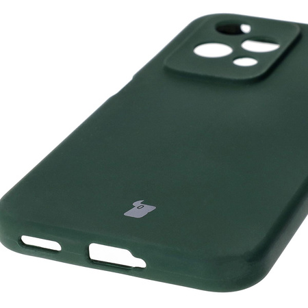 Silikonowe etui Bizon Soft Case do Honor 200 Lite, ciemnozielone