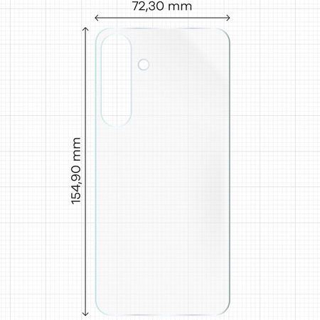 Folia hydrożelowa na tył Bizon Glass Hydrogel Back Duo do Galaxy S25 Plus, 2 sztuki