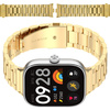 Pasek ze stali nierdzewnej Bizon Strap Watch Aura do  Xiaomi Redmi Watch 5/4 / Smart Band 9/8 Pro, złoty