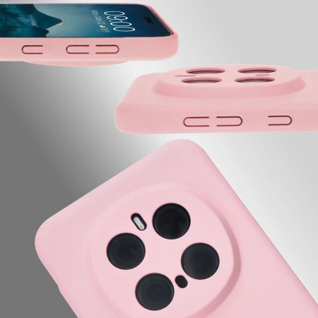 Etui Bizon Case Łupka do Honor Magic7 Pro, różowe