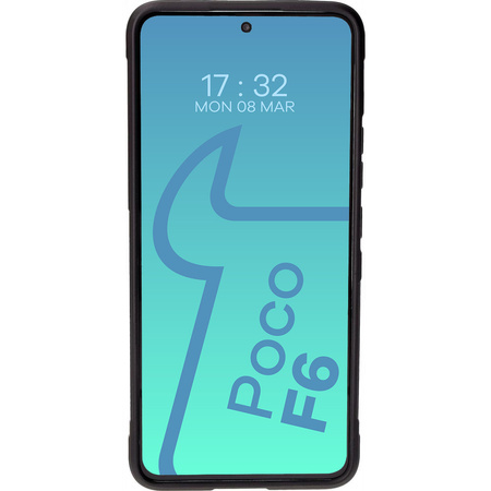 Pancerne etui Bizon Case Tur do Xiaomi Poco F6, czarne