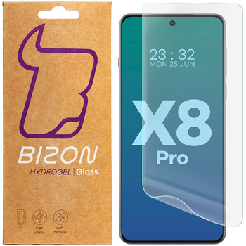 Folia hydrożelowa na ekran Bizon Glass Hydrogel Front Duo do Oppo Find X8 Pro, 2 sztuki