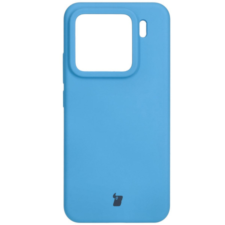 Silikonowe etui Bizon Soft Case do Xiaomi 15, niebieskie