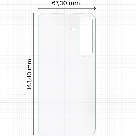 Folia hydrożelowa na tył Bizon Glass Hydrogel do Galaxy S25, 1 sztuka