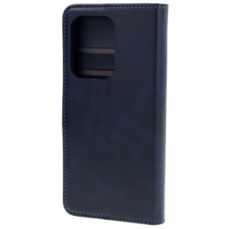 Etui z klapką Bizon Case Pocket do Oppo Reno13, granatowe
