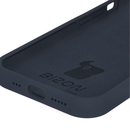 Etui silikonowe Bizon Soft Case do iPhone 15, ciemnoniebieskie