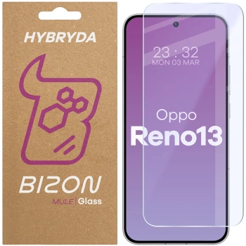 Elastyczne szkło hybrydowe Bizon Glass Mule do Oppo Reno13