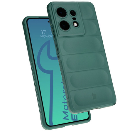 Pancerne etui Bizon Case Tur do Motorola Edge 50 Pro, ciemnozielone