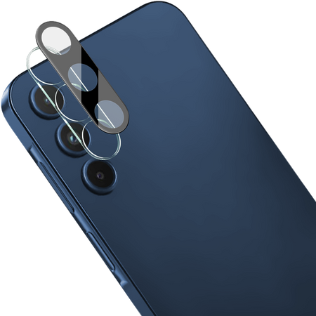 Szkło na aparat Bizon Glass Silk Lens do Galaxy A15 4G/5G, 2 sztuki