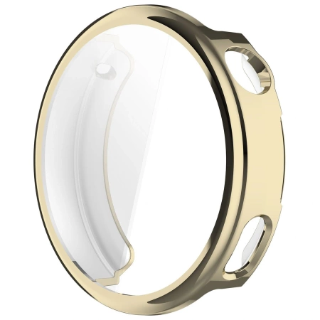 Etui z osłoną ekranu Bizon Case Watch Felipe do Xiaomi Watch S4 41 mm, złote