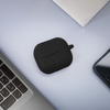 Silikonowe etui z karabińczykiem Bizon Case Headphone Silicone do Galaxy Buds 3/3 Pro/3 FE, czarne