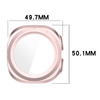 Etui ze szkłem do zegarka Bizon Case+Glass Watch do Galaxy Watch Ultra 2 / 1, satynowo różowe