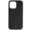 Silikonowe etui z pierścieniem magnetycznym Bizon Soft Case Magnetic do iPhone 14 Pro Max, czarne