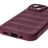 Pancerne etui Bizon Case Tur do iPhone 15, burgundowe
