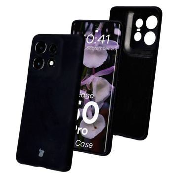 Silikonowe etui Bizon Soft Case do Motorola Edge 50 Pro, czarne