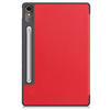 Etui Bizon Case Tab Croc do Lenovo Tab P12 12.7 TB 370, czerwone