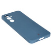 Silikonowe etui z pierścieniem magnetycznym Bizon Case Silicone Magnetic Sq do Galaxy S24 FE, granatowe