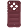 Pancerne etui Bizon Case Tur do Vivo X300, burgundowe