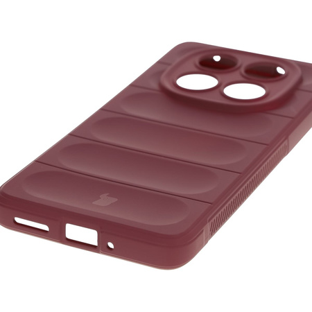Pancerne etui Bizon Case Tur do Xiaomi Redmi Note 14 Pro 5G / Poco X7, burgundowe