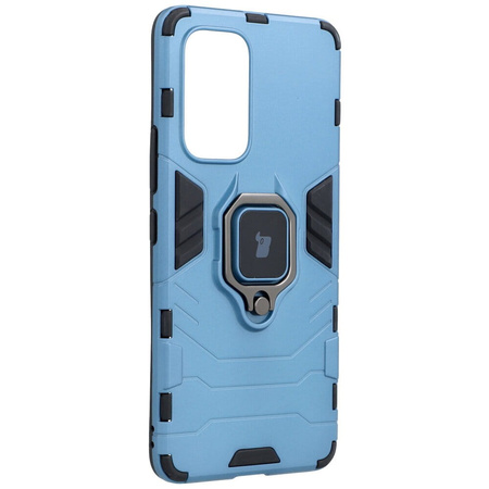 Etui Bizon Case Armor Ring do Galaxy A53 5G, niebieskie
