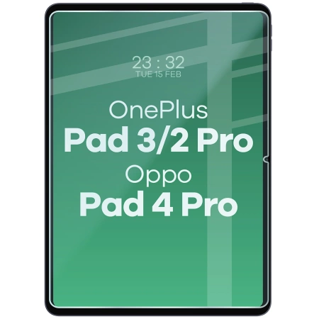 Szkło hartowane do tabletu Bizon Glass Tab Clear Duo do OnePlus Pad 3/2 Pro/OPPO Pad 4 Pro, 2 sztuki