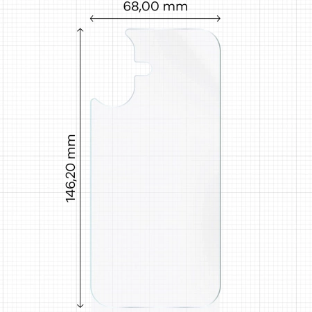 Folia hydrożelowa na tył Bizon Glass Hydrogel do iPhone 17, 1 sztuka