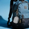 Elastyczne etui z karabińczykiem Bizon Case Headphone Clear do AirPods Pro 3, przeźroczysto-czarne