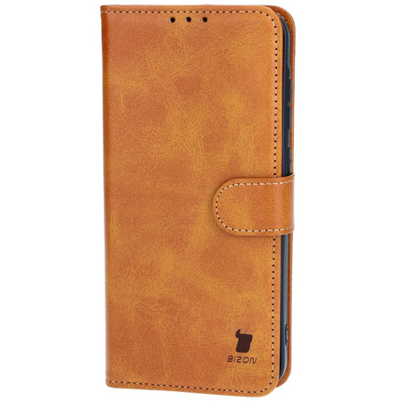 Etui z klapką Bizon Case Pocket do Galaxy A55 5G, brązowe