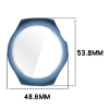 Etui z osłoną ekranu Bizon Case Watch Felipe do Huawei Watch 5 46mm, niebieskie