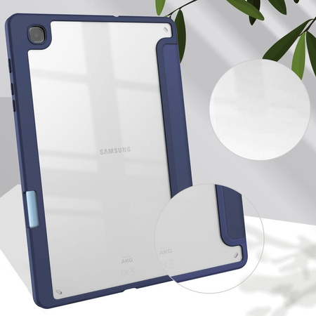 Etui Bizon Case Tab Clear Matt do Samsung Galaxy Tab S6 Lite 2024/2022/2020, granatowe