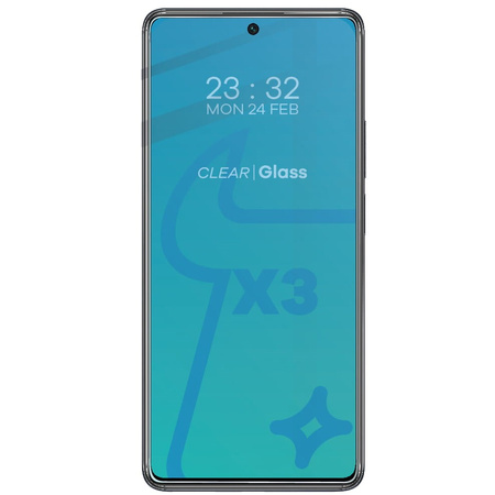 3x Szkło hartowane + szybka na aparat Bizon Glass Clear Pack do Xiaomi 11T 5G / 11T Pro 5G