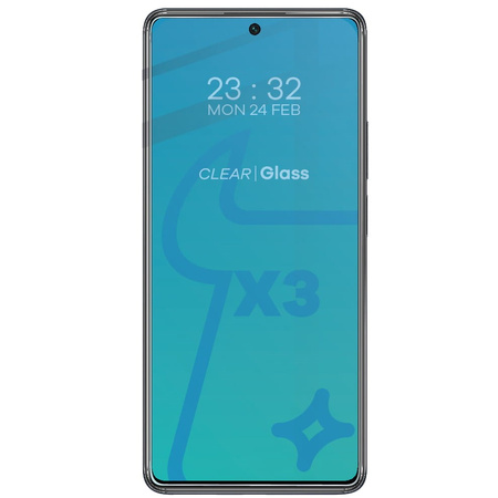 Szkło hartowane Bizon Glass Clear - 3 szt. + obiektyw, Xiaomi 11T 5G / 11T Pro 5G