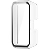 Etui Bizon Case+Glass Watch do Galaxy Fit 3, przezroczyste