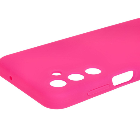 Silikonowe etui Bizon Soft Case do Galaxy M35 5G, neonowo-różowe