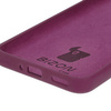 Silikonowe etui Bizon Soft Case do Oppo Reno11 F 5G, ciemnofioletowe
