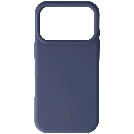 Silikonowe etui Bizon Soft Case do iPhone 17 Pro, ciemnoniebieskie
